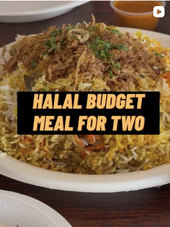 Halal Budget Meal For Two